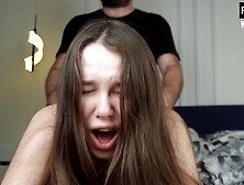 Anal cums of my Valeria Sladkih.  Spunk spurts out of her booty.