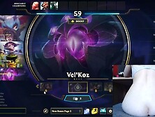 Gamer Girl And Luna Legend - Anal For Every (inflatable Plug) I Almost Cried League Of Legend #7 Luna