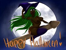 Speed Paint: Witch Riding Meat