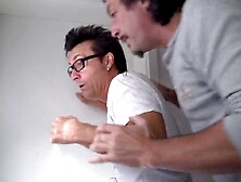 Hot blond mother I'd like to fuck enjoying in trio DP bang