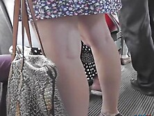 Upskirt Vid Made In Public Shows Redhead In G-String