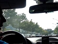 Blonde picked up for a oral sex while flirting