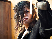 Female hobo got pregnant from used condom and confronts guy