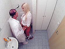 Blonde Dominica Fucked By Her Doctor,  Recorded On The Hidden Cam