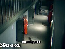 Lola Reve and Ferrera Gomez in an anal trio in jail
