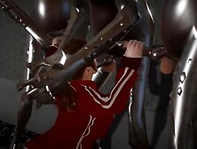 Fucked in an orgy of mutated monsters