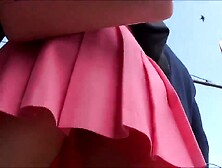 Candid street upskirt