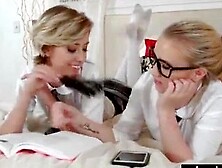 (Haley Reed & Bailey Brooke) Lesbians In Girl On Girl Action On Camera Clip-17 porn