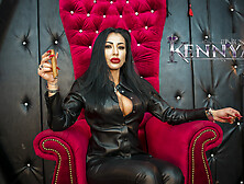 Mistress Kennya In Sph Verbal Humiliation Power Exchange Cigar Smoking Cuckolding