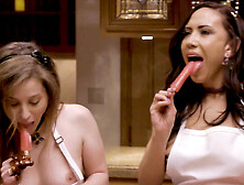 Three Seductive Vixens Share A Lover's Passion In This Erotic Threesome