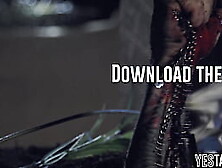 Small redhead hotty got railed in a hardcore foursome with her ghost allies