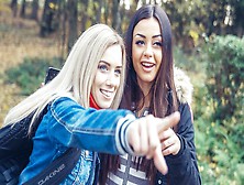 Exquisite Nesty and Martina Smeraldi at handjob dirt