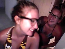 Amateur College Babes Are Having Fun In This Homemade Video