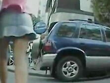 Close-ups streets upskirts of really hot teen girlfriends