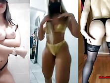 Super-Fucking-Hot gals are flashing their ideally plump arses in front of the camera,  for their insta followers