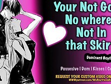 Your bf turns a bit possessive... [Dominant][clingy][kisses][sweet] ~Asmr~Roleplay~