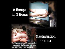 Vibrator And Bodysuit Hump Masturbation In 2 Hours