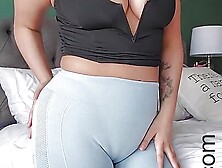 Slutty Teacher Loves to Show off Her Big Tits and Bouncy Ass Before She Cum for Daddy