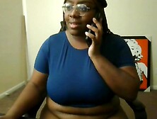 Cosmic Black playing with massive tits