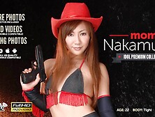 Hairy Asian pussy in stockings getting fucked real hard