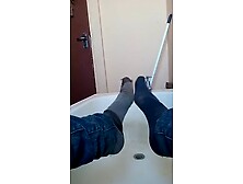 Dirty Socks In The Bath (Sockfetish)