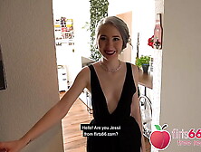 Alluring German teenie thot Jessii van Riva loves a kinky FUCK date! (ENGLISH) Flirts66. com