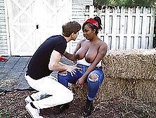 Fat Black Chick Layton Benton Fucked By A White Guy In Outdoors