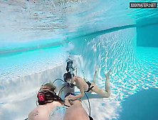 Eva Sasalka And Jason Being Watched Underwater While Fucking