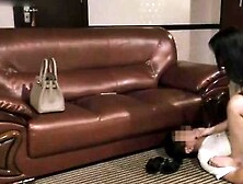 Asian girl punishes husband