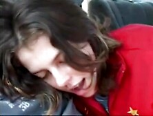 No sound: Masha BJ in Car