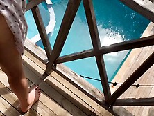 My stepmom sucks my dick in the bathroom