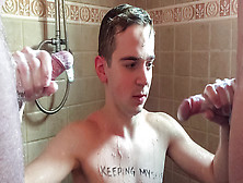 Cock Sucking Slave guy Gets Creamed - Sean Taylor,  Taylor Blaze,  Xavier Sibley Sebastian Kane - TXXXMStudios