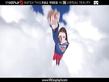 Brunette Teen Sybil A As Supergirl Making Up After Forgetting Anniversary