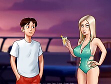 Summertime Saga V0. 20. 5 - Pt. 249 - Swimming Nacked In The Sea