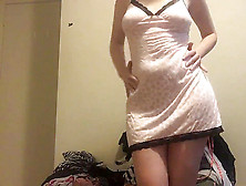 Sexy Nighty Tease,  Asian Striptease Skype