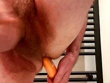 Hairy Chubby Body Doing Insertions And Masturbation In The Bathroom