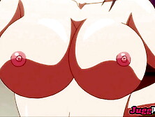 Youngster with a gigantic prick manages to fuck the busty MILF in the park.  UNCENSORED CARTOON