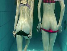 Nastya and Libuse super hottest babes underwater