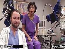 Patient Gets Hitachi Orgasm From Nurse - Jackie Banes