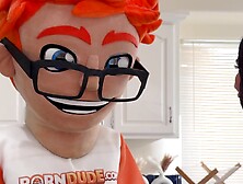 IndicaMarie's Twerk-Filled Kitchen Orgy with Huge Dicks!