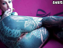 Solo ANAL fisting - Toys and Plugs for Tattoo Cutie - Butthole streching