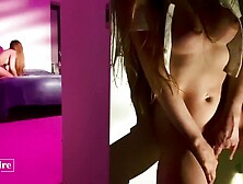 Charming Slut Peeping on Fucking Friends after Party - Mia Fire