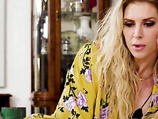 MOMMY'S CUNT WITH MOUTH - Thin Dark Haired Can't Keep Herself Away From MILFs Like Her Cutie Stepmom