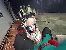 Himiko Toga Sucks Izuku Midoriyas Dick In Porn Cartoon My Hero Academia