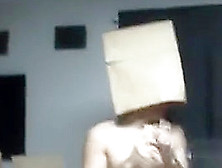 College Teen Girls Bag On The Head Party Ends In Groupsex