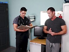 Cute Latino Doctor Gives His Patient A Good Blowjob