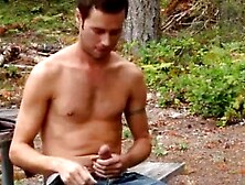 Outdoor Masturbation At The Camp Site