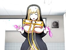 mmd r18 StepSister Charlotte the nun fuck sex 3d hentai