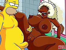 Fucking the big butt housemaid - The Simptoons Simpsons porn