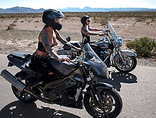 Anna Bell Peaks & Felicity Feline & Johnny Sins in Bloodthirsty Biker Babes: 3 - BrazzersNetwork